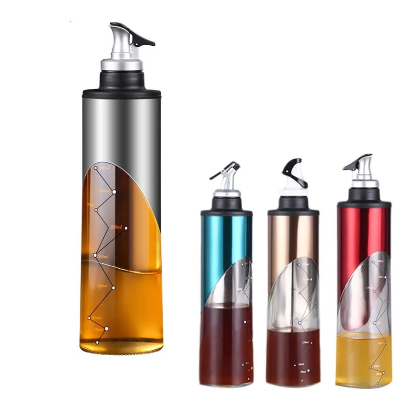 オイルボトルオイルポット650ml 醤油差し 油差し 飲食店 2個セット オイル差し調味料入れガラスおしゃれ家庭キッチン