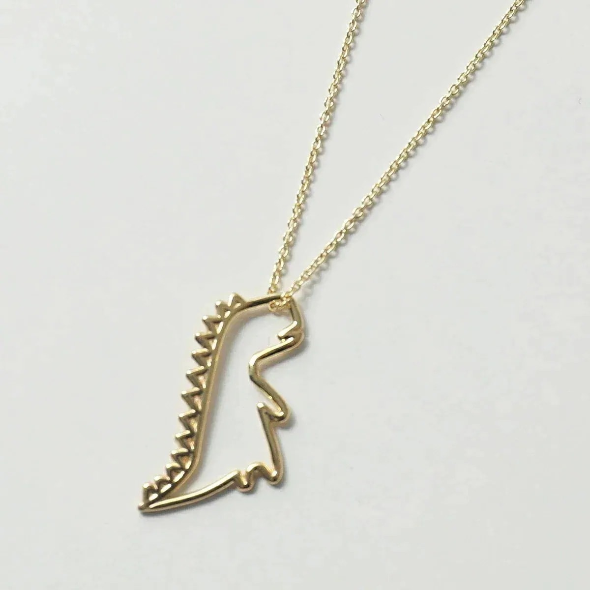 ALIITA アリータ DINO PURO NECKLACE ROLO ネックレス 恐竜 モチーフ ペンダント アクセサリー YELLOW-GOLD-9KT レ】