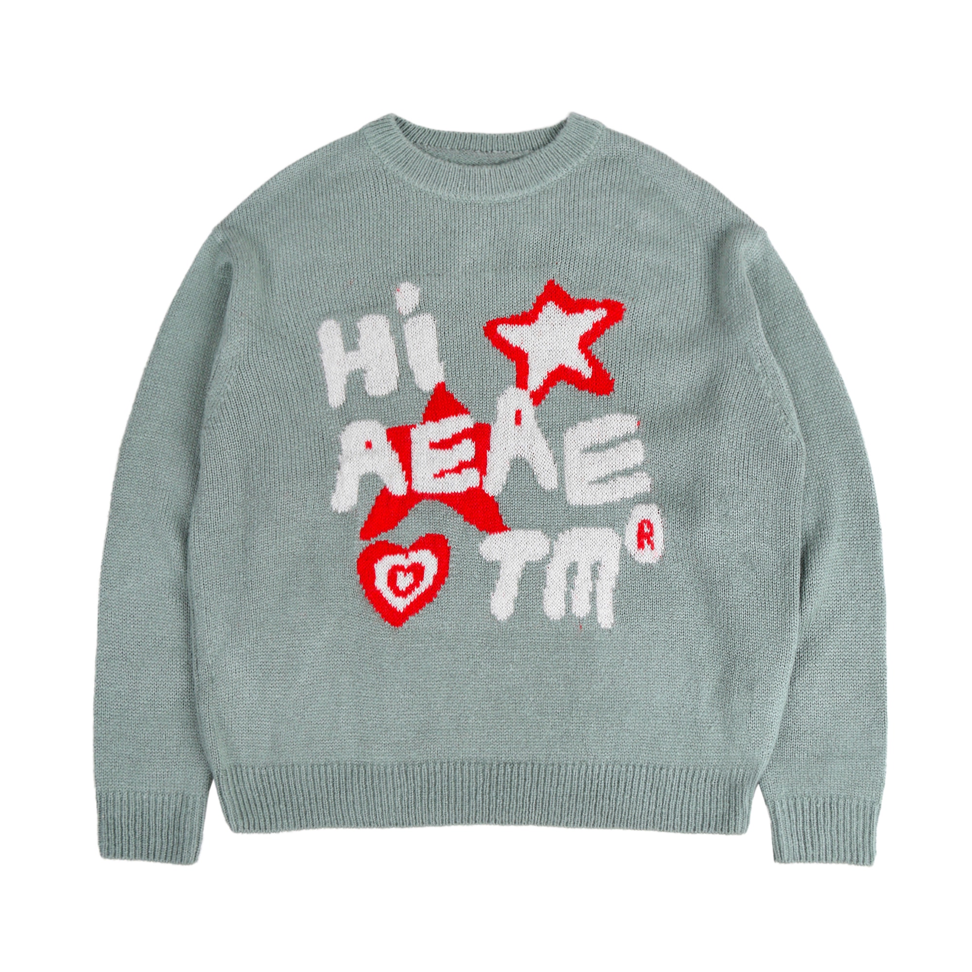 【aeae】 GREETINGS! KNIT : GREEN