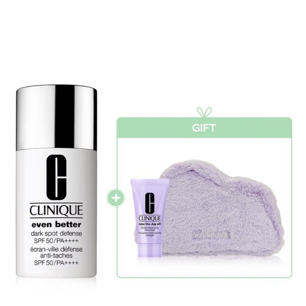 クリニーク 反射剤 車 サンクリーム 30ml (+クレンジングムース 30ml & ポーチ)