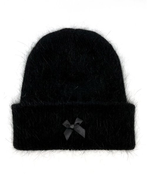 Ribbon Angora Beanie 5,000円
