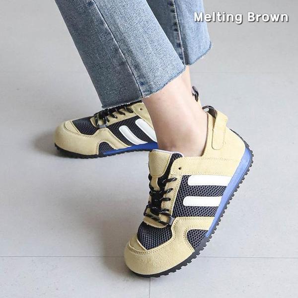 女性配色スニーカー カジュアルシューズ SS01