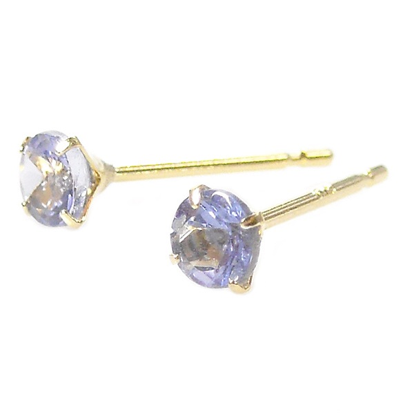 タンザナイト ピアス 18k k18 天然石 18金ゴールド 12月誕生石 ジュエリー レディース 50代 40代 60代 30代 20代 シンプル 母の日 ギフト プレゼント おしゃれ