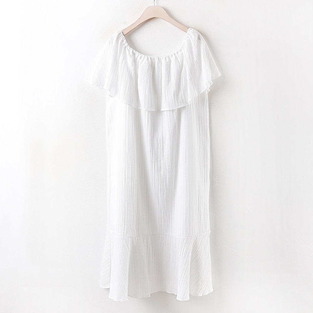 大きいサイズの韓国人女性のファッションの服オープンレースワンピースYP2685M807ビッグサイズロングtシャツ韓国