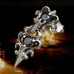 メール便なら送料無料！ pi0347-111 メンズピアス シルバーアクセサリー シルバーピアス バ