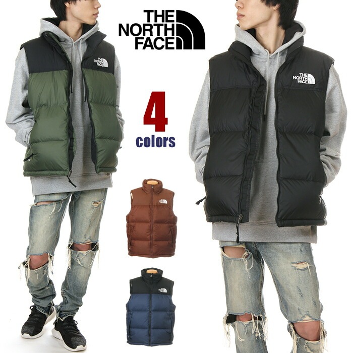 【USAモデル】ノースフェイス ダウン ベスト メンズ THE NORTH FACE ザ・ノース・フェイス 1996レトロヌプシベスト フード付き アウトドア 防寒 撥水 軽量 保温 大きいサイズ ビ