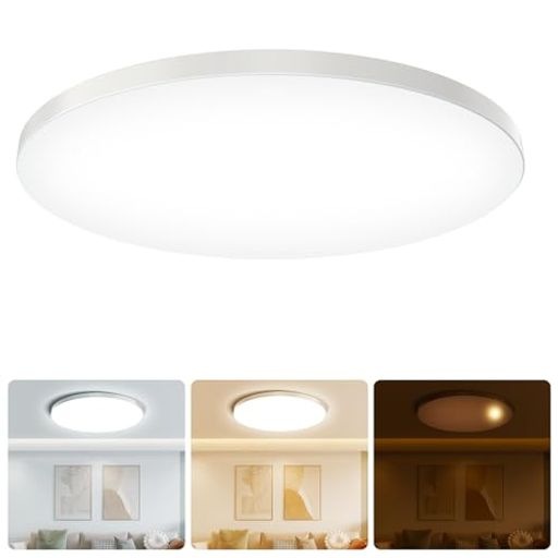 COIZABERA LED シーリングライト 10曡 5200LM 多段階調光調色 45W おしゃれ 薄型 豆電球常夜灯 天井照明器具 室内灯 電気 蛍光灯 寝室/リビング/ダイニング/子供部屋適用