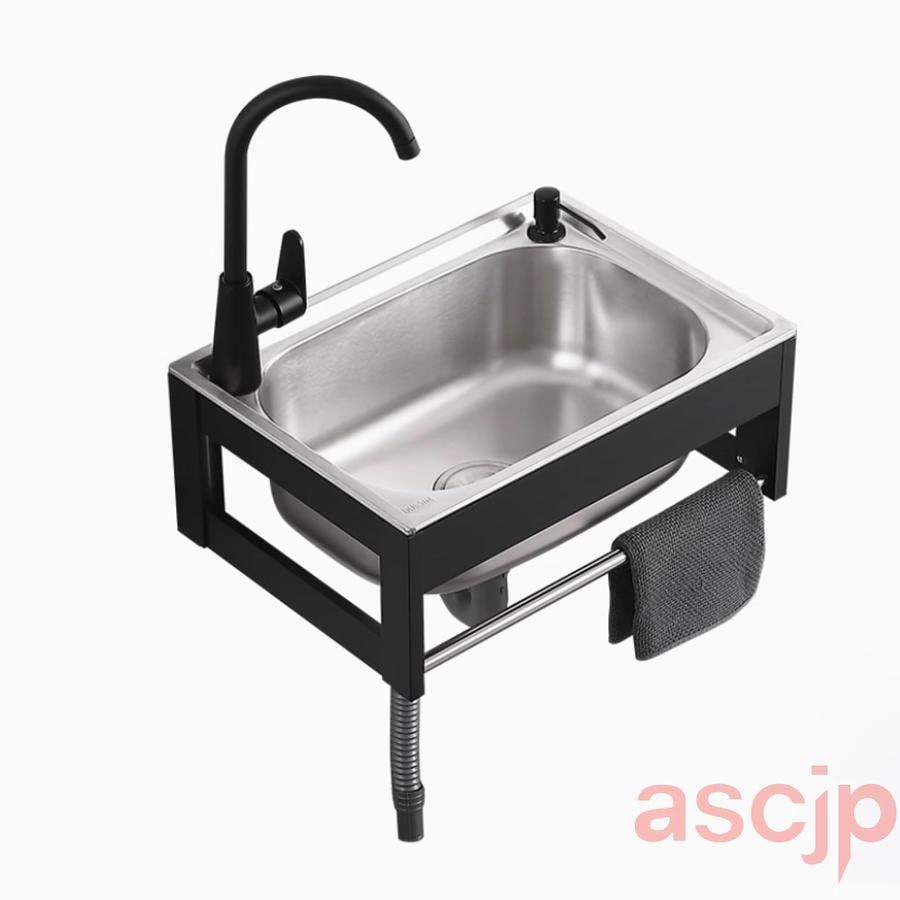 3日で出荷 キッチン用流し台 ステンレス流し台 手洗い器 壁掛け 手洗い器 壁掛け 排水セット付き 洗面台 おしゃれ 手洗いボウル ステンレス スチール シンク ガーデン シン