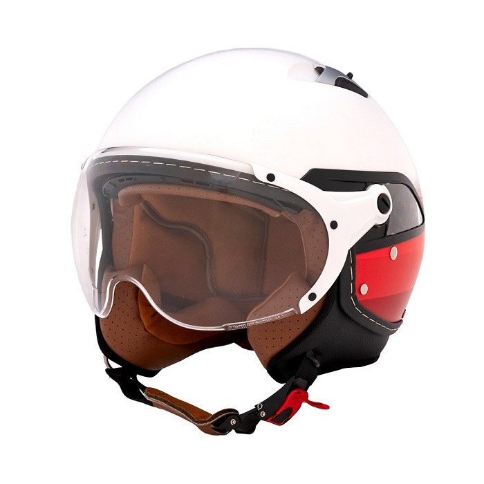 JillRide2 InnerShield Jet ジルライド2 インナーシールドジェット MATT WHITE/PINK マットブラック シールド付きジェットヘルメット