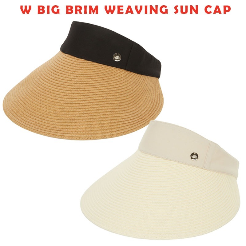 韓国正規品保証 関税負担なしNE3CR12A W BIG BRIM WEAVING SUN CAP デイリー 基本 着装 男子 女子 人気 韓国 ファッション 男女共用 アウトドア