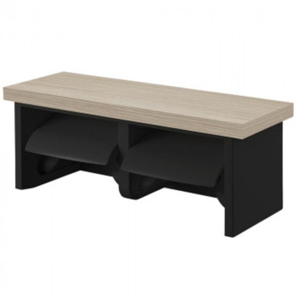 三栄 SANEI ダブルペーパーホルダー棚付 W2810-320-THD