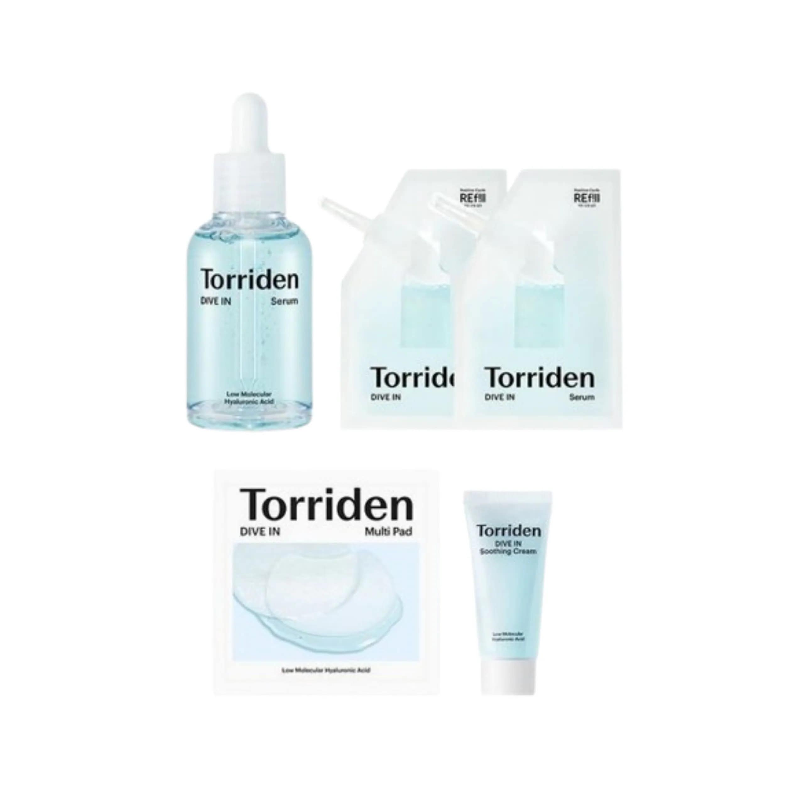 [24FW/New]ダイブイン セラム50ml（セラム詰め替え 50mlx2+ダイブインクリーム 20ml+ダイブインパッド 10枚）