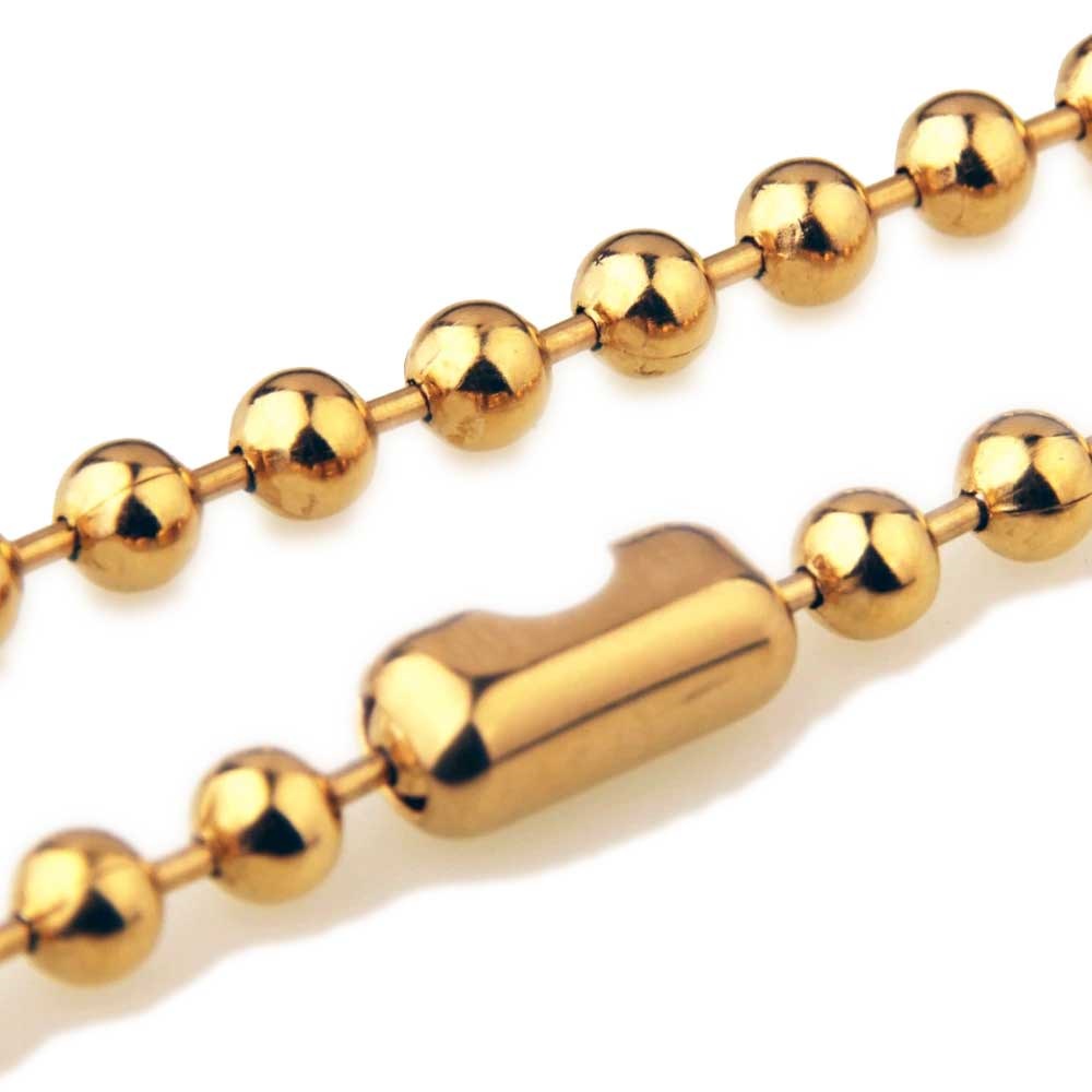 8mm ゴールドボール ステンレスチェーン ステンレスネックレス メンズ レディース ネックレスチェーン チョーカー 首飾り シンプル 男性 彼氏 プレゼント 長い 短い stc00czo018xx