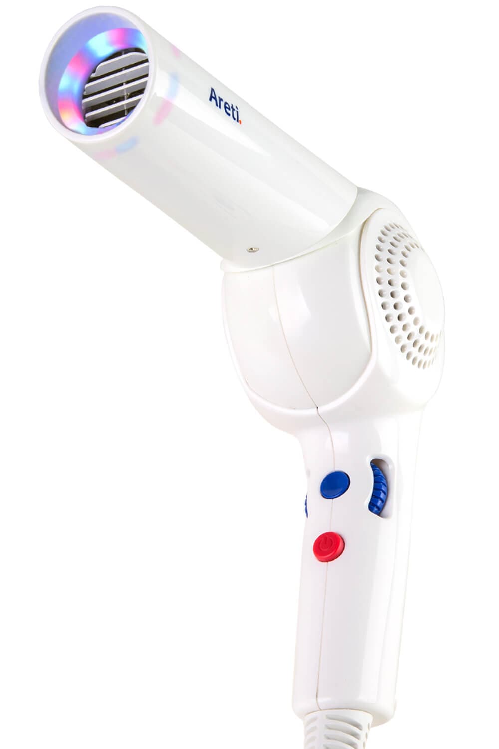 LED 光 ヘア ドライヤー 大風量 モイスト ケア ハンズフリー 海外対応 ヘアドライヤー d1621WH Kozou