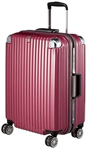 [トラベリスト] スーツケース ハード ストリーク 無料預入 大容量 76-20310 62.5 CM ダークピンク