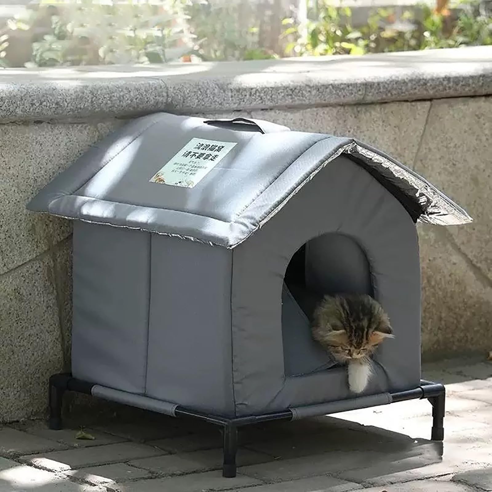 【2025新開発】外猫ハウス 屋外 防水 冬 猫用ハウス 猫小屋 屋外猫キャット防寒 雨よけ 防風 防雨 外猫ハウス 野良猫 避難所 猫小屋 屋外 冬寒さ対策 シェルター 組立簡単 猫の巣 ペット用品