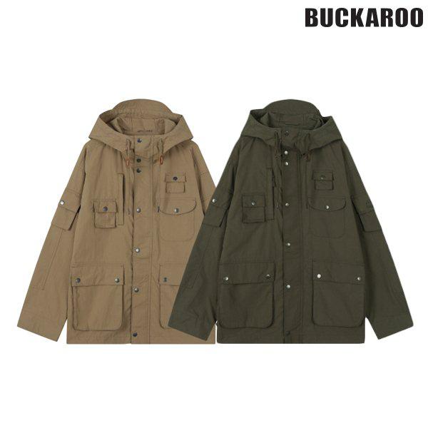 [驪州店] 男性アウトポケットフードジャンパー(B245JP400P)