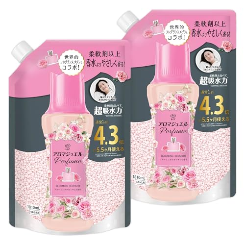 レノア アロマジュエル Perfume 香り付けビーズ ブルーミングブロッサムの香り 詰め替え 1810mLｘ2袋