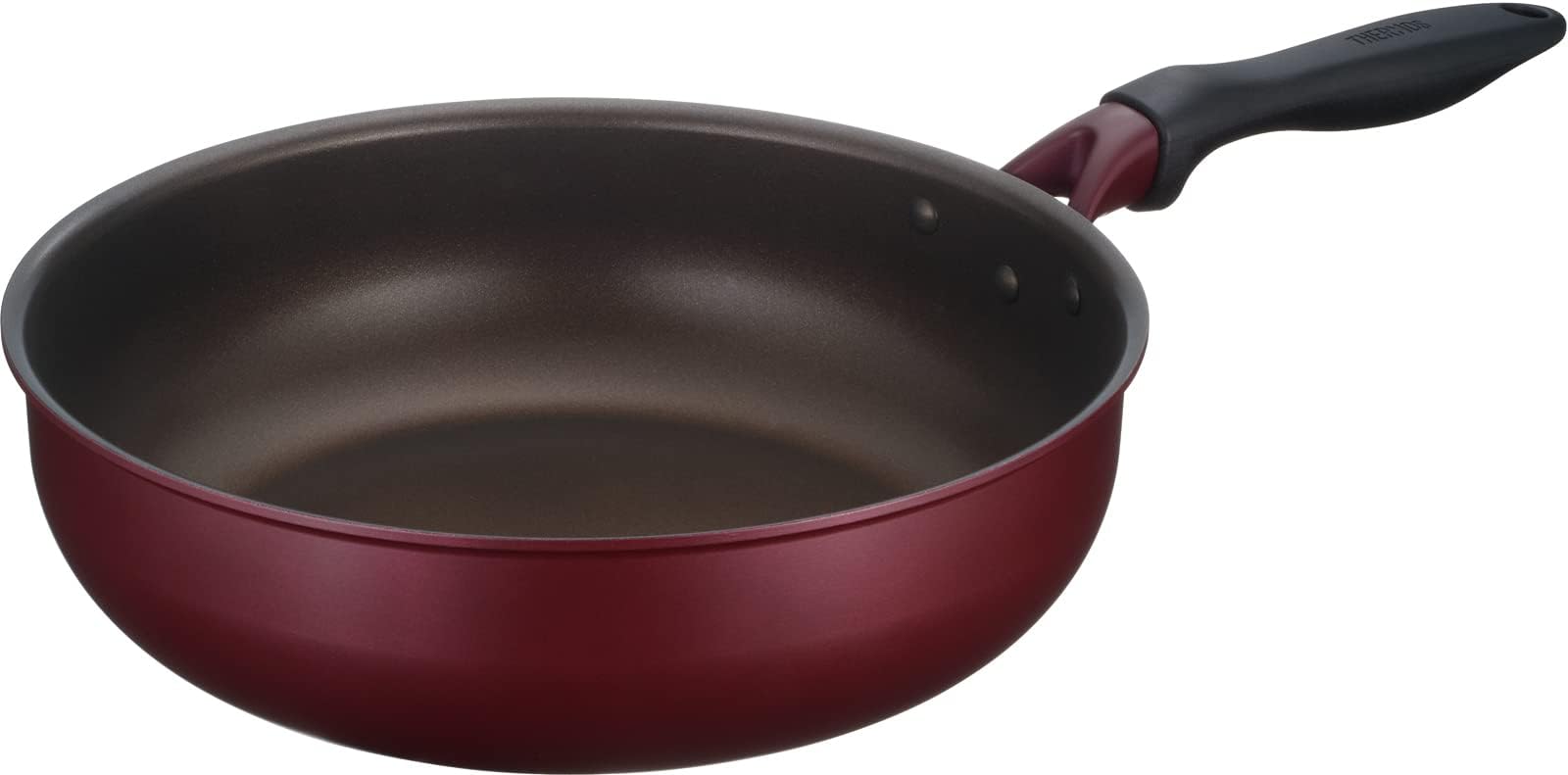 即日発送 サーモス デュラブルシリーズ 炒め鍋 28cm レッド IH対応 KFH-028D R
