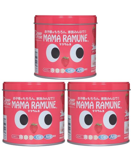 ママラムネ(いちごミルク風味)200粒 (3個セット)