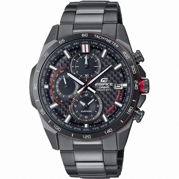 取寄品 正規品 CASIO腕時計 カシオ EDIFICE エディフィス アナログ表示 タフソーラー 丸形 10気圧防水 EQW-A2000DC-1AJF メンズ腕時計
