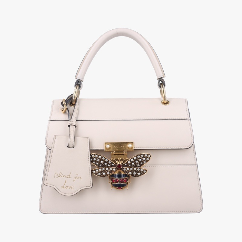 クイーン マーガレットホワイトレザー476541E025863017中古