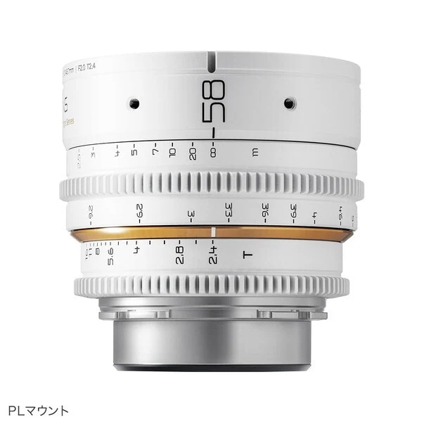 毒鏡 DL-MP58-PL-W ホワイト DULENS APO Mini Prime 単焦点 シネマレンズ PLマウント