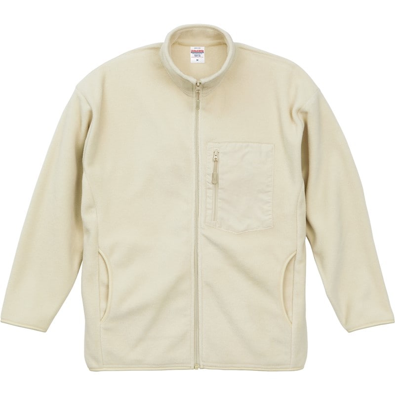 マイクロフリースフルジップスタンドJK カジュアルフリース&ベロアJKT (709701x-19)