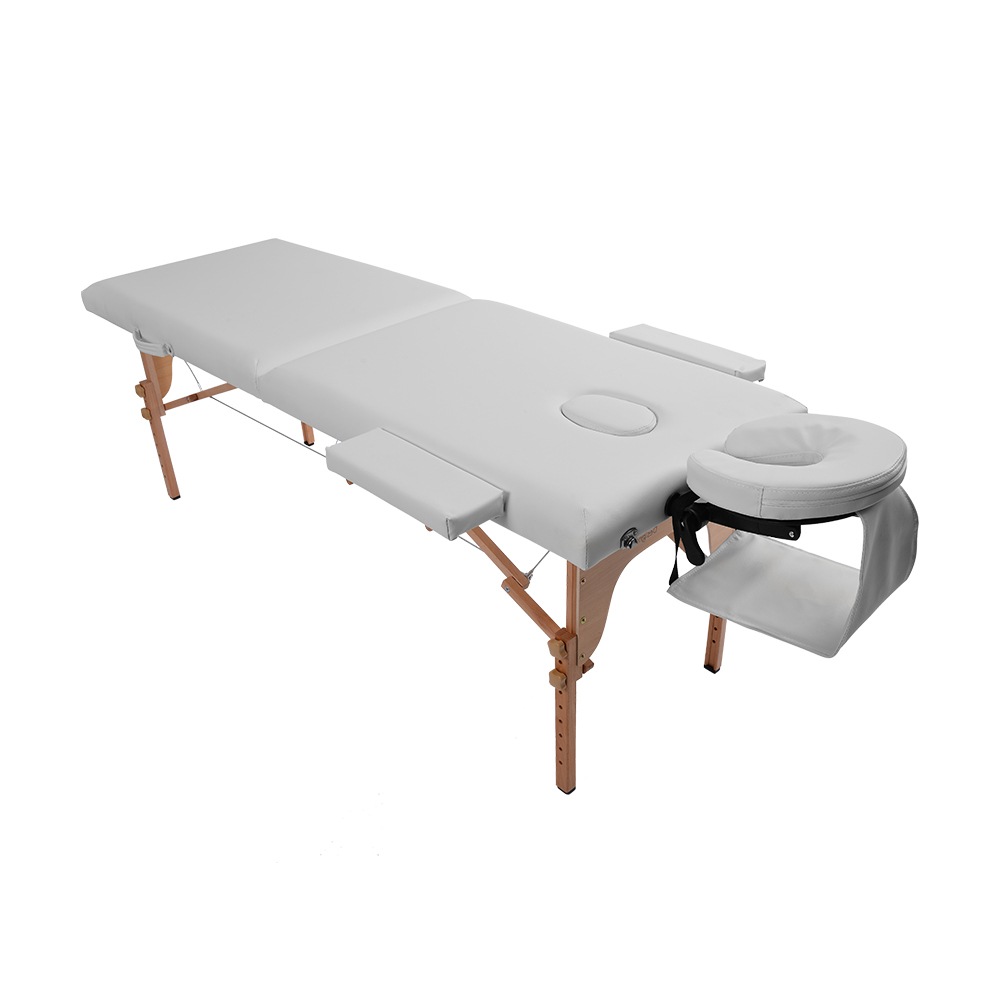 【即日発送】マッサージ ベッド マッサージベッド折りたたみ 施術ベッド マッサージ台 エストベッド 組立て不要 ホワイト