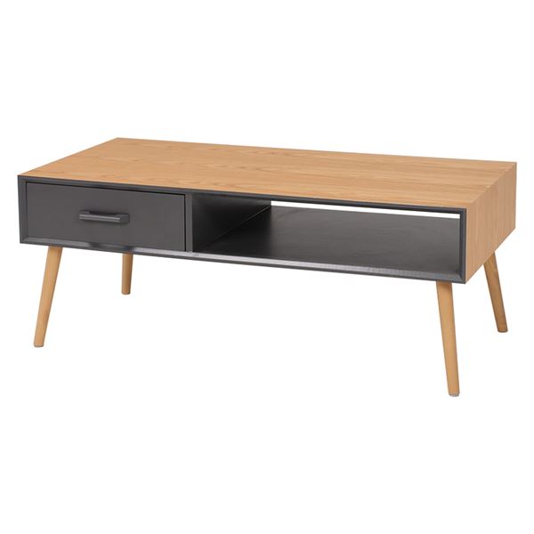 テーブル ナチュラル （約）幅100cm 組立式（脚/取手のみ）