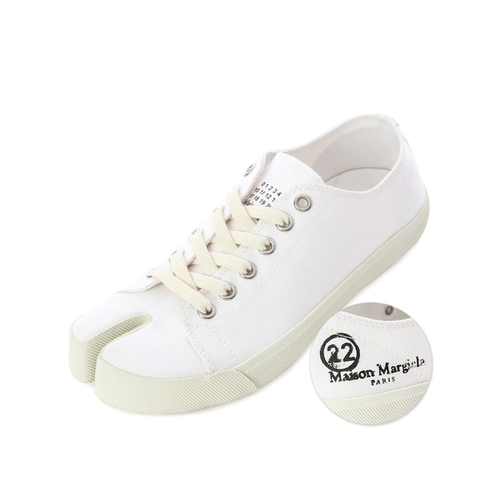 メゾンマルジェラマルジェラタヴィキャンバスロートップスニーカー/S57WS0252 P1875 T1003 QTUS57WS0252 P1875 T100