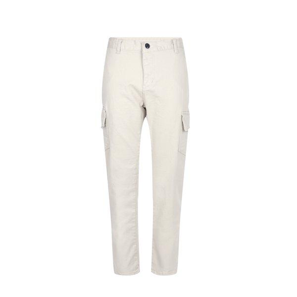 メンズ 軽めの季節の変わり目 スタンダード ハーフバンディング カーゴジョガーパンツ NE-PTA-Q005-クリーム