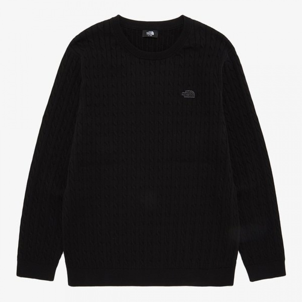 [ノースフェイス公式] NT7AR00A メンズホリデーセーター_ブラック
