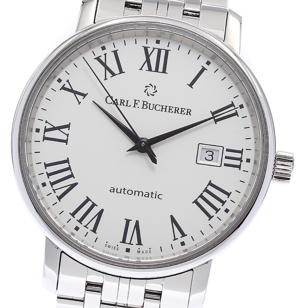 カール F.ブヘラ CARL F.BUCHERER 10318.08 デイト 自動巻き メンズ _871535【中古】