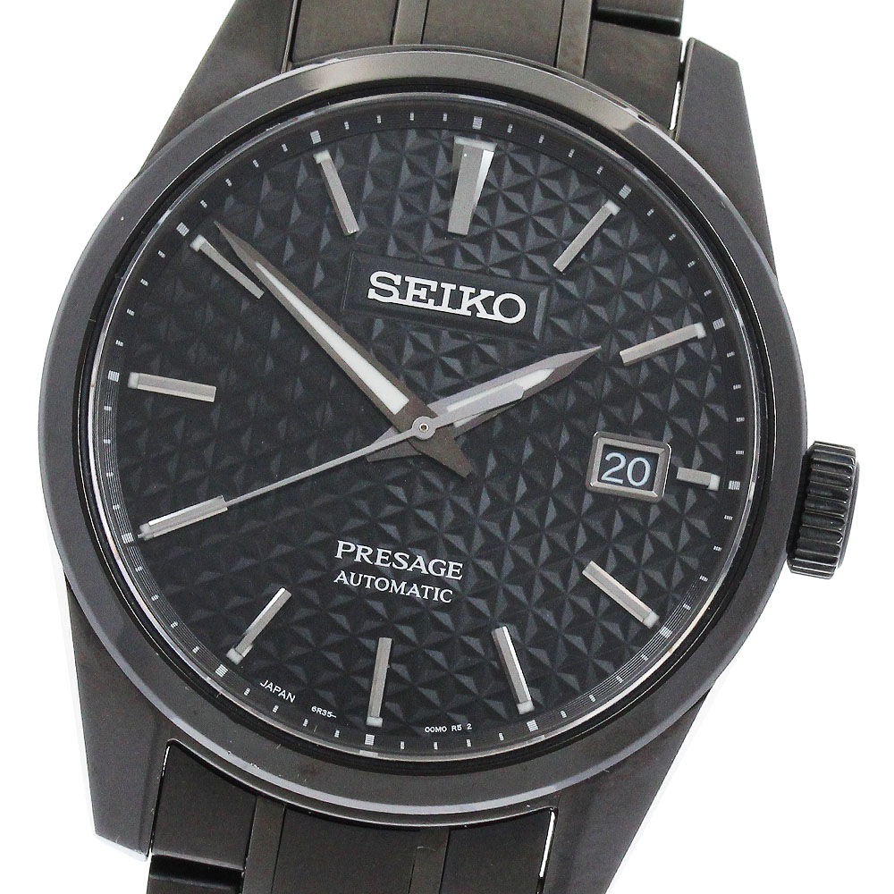 セイコー SEIKO SARX091/6R35-00V0 プレザージュ シャープエッジドシリーズ デイト 自動巻き メンズ 良品 箱・保証書付き_888390【中古】 44,005円
