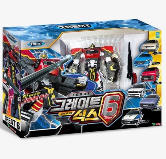 トボット/TOBOT/グレートシックス/六段合体/合体ロボット/自動車合体/X/Y/Z/C/ソニック/ケン/変身ロボット/韓国ロボット/2025/新型