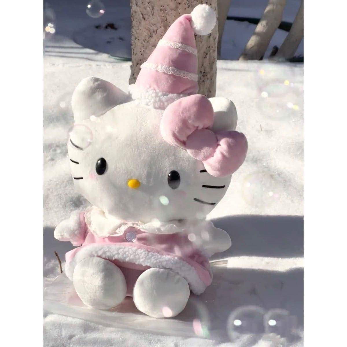 （一部1～3日出荷）クリスマスkt 形 クリスマス帽子 ハローキティ人形 ぬいぐるみ ぬいぐるみ クリスマスギフト キティCDプレーヤーレコードプレーヤー