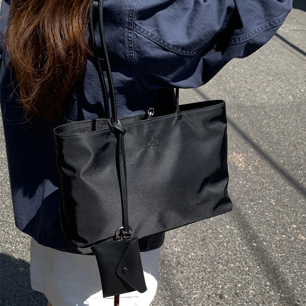 ルーズプロダクツナイロンショッパーバッグ (ナイロン) _ BLACK M