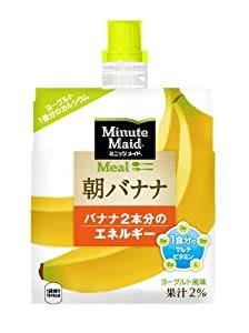 コカコーラ ミニッツメイド 朝バナナ ゼリー 180mlパウチ6個