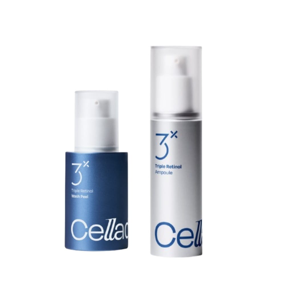 【2種セット】 トリプルレチノールウォッシュピール 30ml + トリプルレチノールアンプル 30ml 肌のキメケア うるおい透明感 毛穴引き締め 保湿美容液 / 赤ちゃん肌/ピーリングジェル毛穴