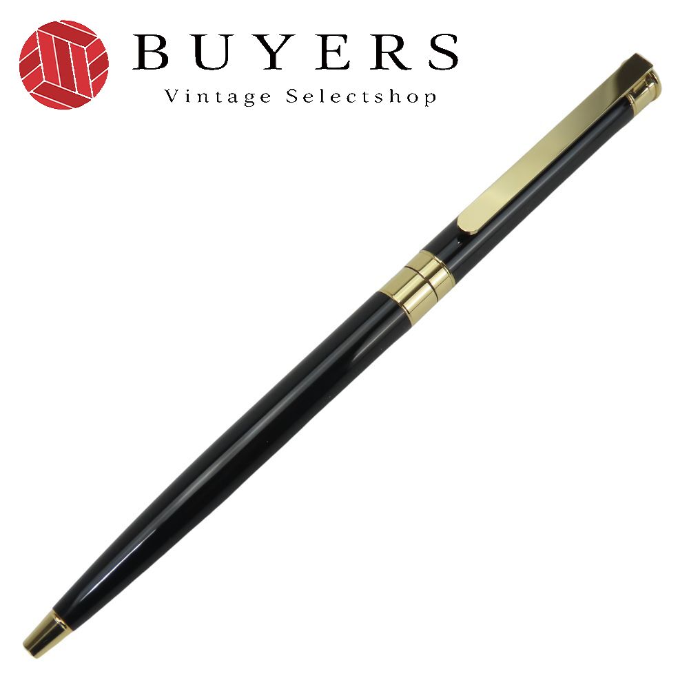 中古 ボールペン ノブレスオブリージュ プラスチック メタル ブラック ゴールド金具 筆記用具 ツイスト式 W-GERMAN レディース メンズ