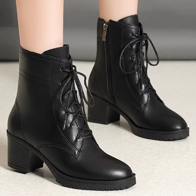 レディース ブーツ ショートブーツ 革靴 太ヒール 美脚 脚長 革 かわいい 大人可愛い きれいめ シンプル カジュアル 上品 おしゃれ かっこいい レトロ エレガント ラブリー キュート ガーリー 6,777円