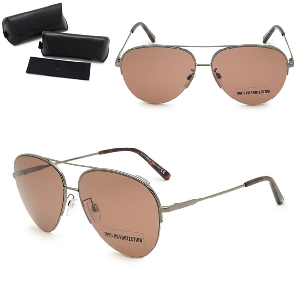 サングラス BY0062-H/S 08E 62 サングラス ノーズパッド UVカット メンズ ガンメタル ブラウン