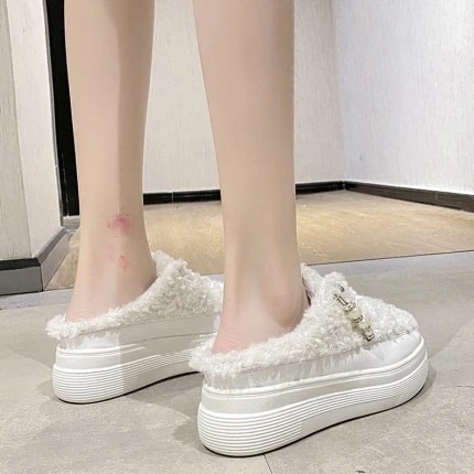 【20点セット】【急速出荷】サンダル レディース フラットサンダル スニーカー もこもこ あたたかい おしゃれ つっかけ 春 秋