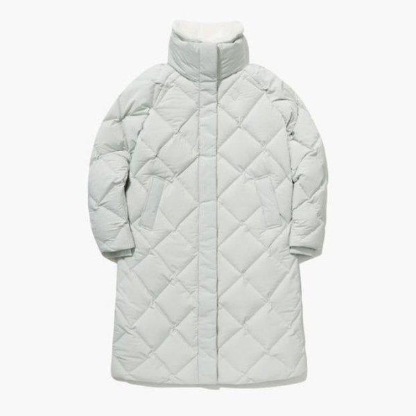 パディング TQT QP422ODJO3-LMT 女性 ディアマン グース ロングパディング/LIGHT MINT