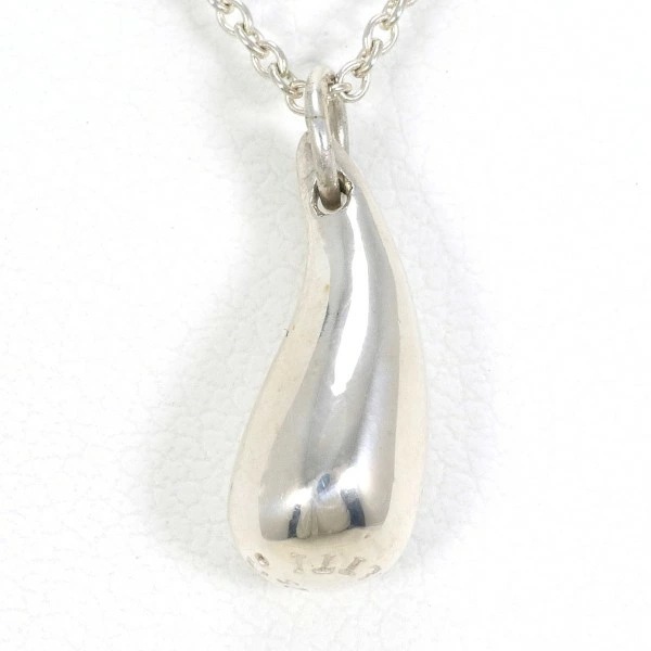 ティファニー ティアドロップ シルバー ネックレス 総重量約2.9g 約42cm ジュエリー 中古