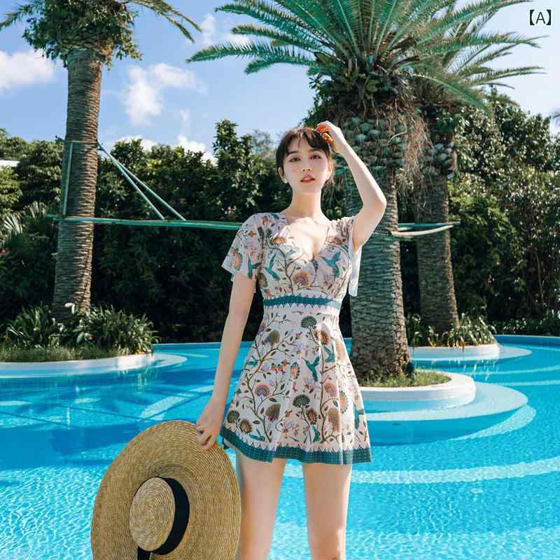 ワンピース 水着 レディース 女性用 スタイルアップ スイムウェア かわいい おしゃれ 温泉 学生 海 プール ビーチ レジャー 大きいサイズ