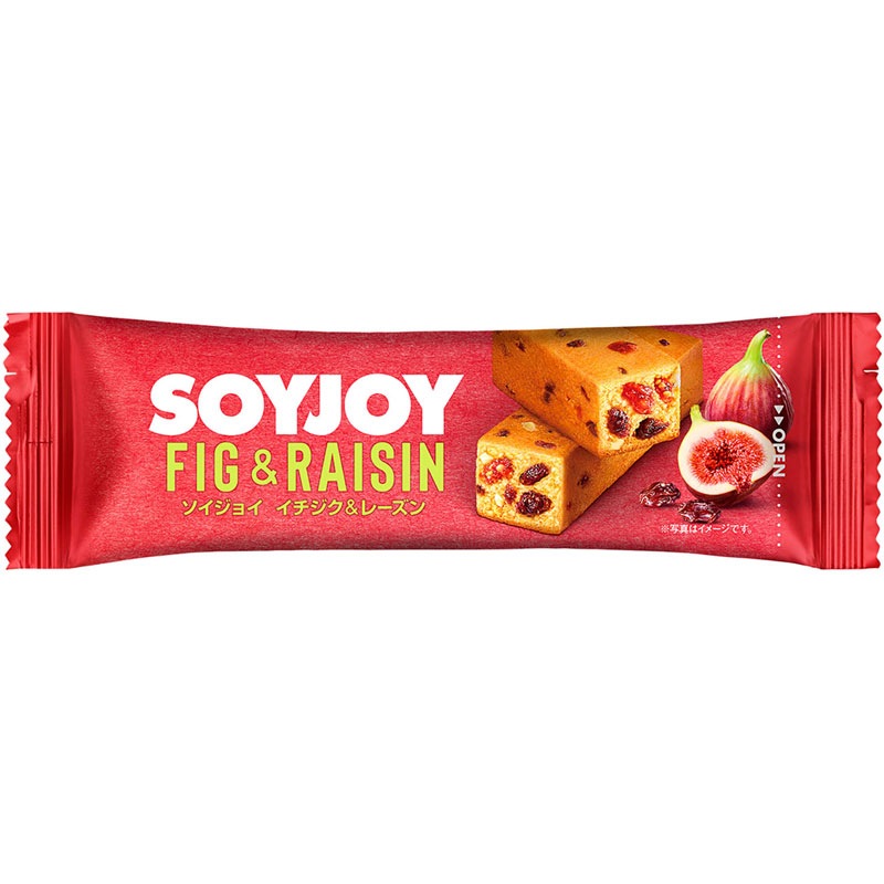 【ロット販売：入り数48】 SOYJOY(ソイジョイ) ソイジョイ イチジク&レーズン ボディーケア スポーツ食品 (67351)