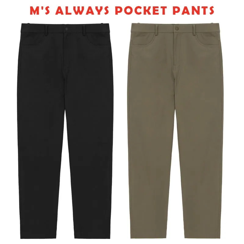 韓国正規品保証 関税負担なしNP6KR26A MS ALWAYS POCKET PANTSデイリー 基本 着装 男子 女子 人気 韓国 ファッション 男女共用 アウトドア