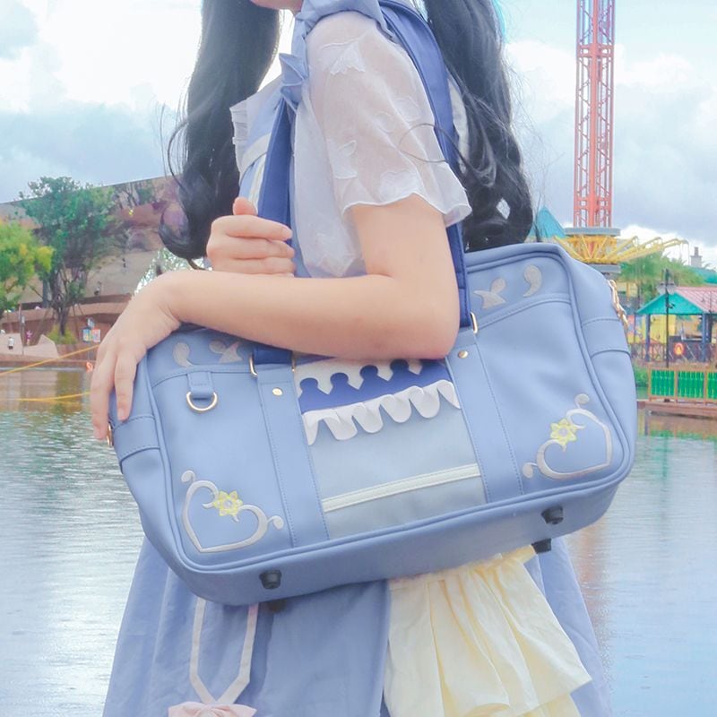 現物/双子星王女オリジナル同人jk制服シングルバッグ痛バッグlolitaバッグ学生バッグ